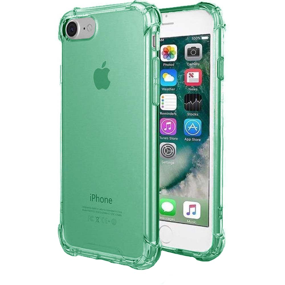 chrysant kousen Evalueerbaar iPhone 6/6s transparant siliconen hoesje - Groen - Smartphonica