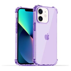 iPhone 11 transparant siliconen hoesje - Paars
