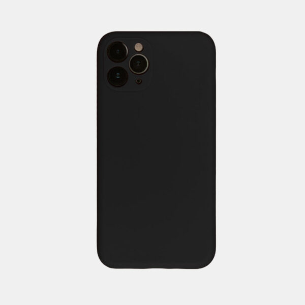 iPhone 12 Pro Max hoesje zwart achterkant