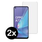 Oppo A72 screenprotector 2x