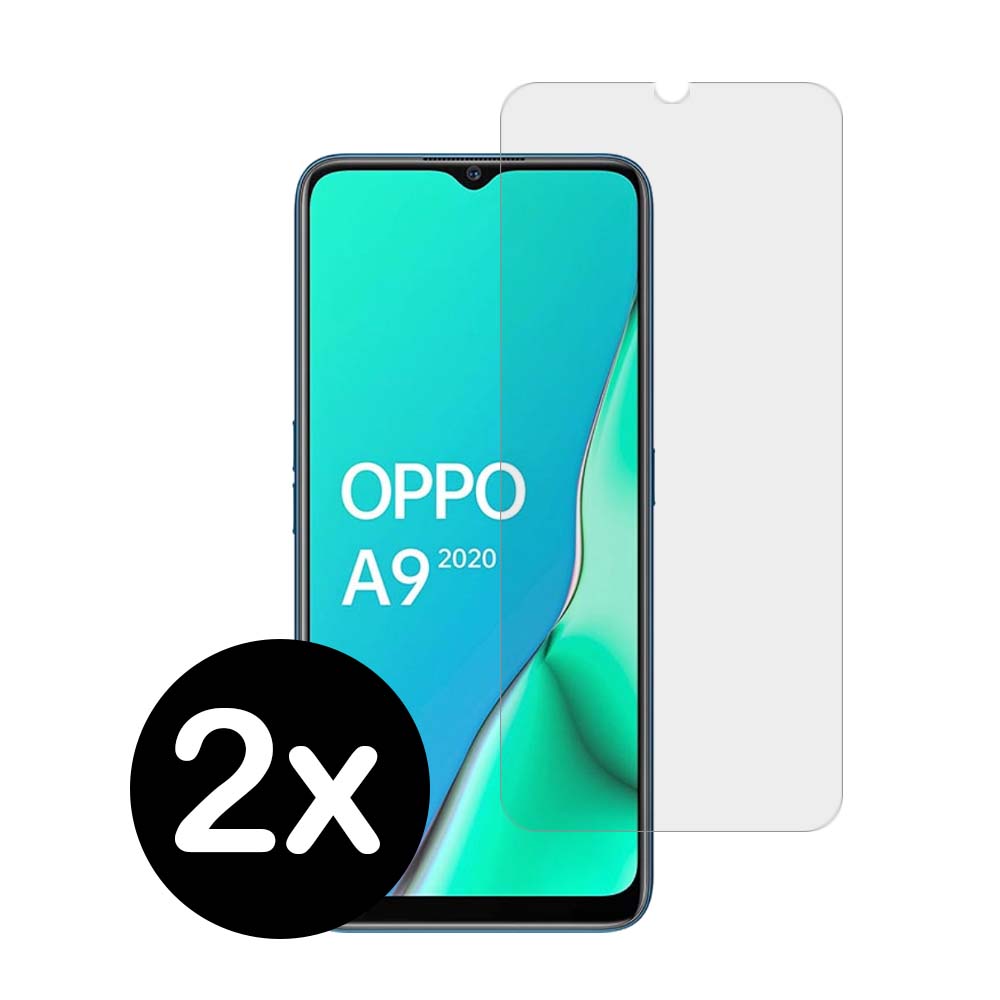 Oppo A9 2020 screenprotector 2x
