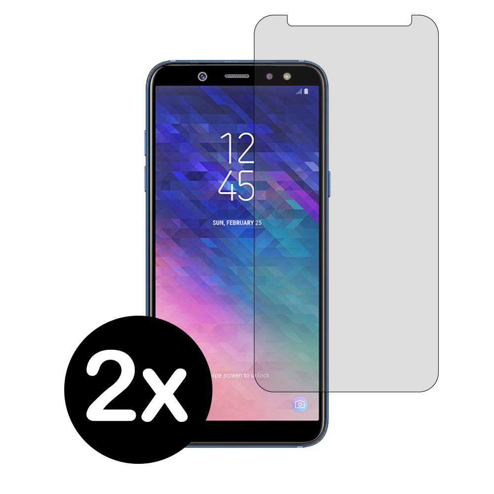 Samsung Galaxy A6 2018 screenprotector 2x