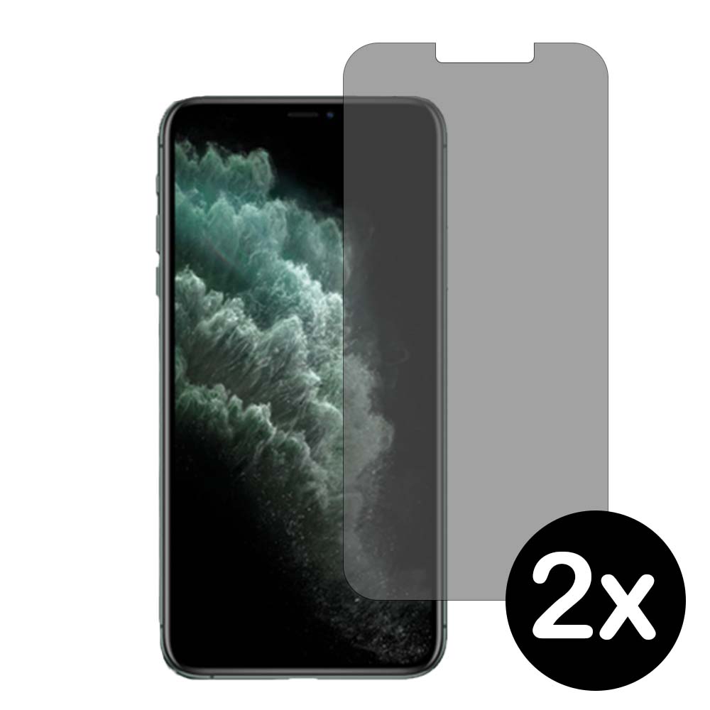 iPhone 11 Pro privacy screenprotector 2x