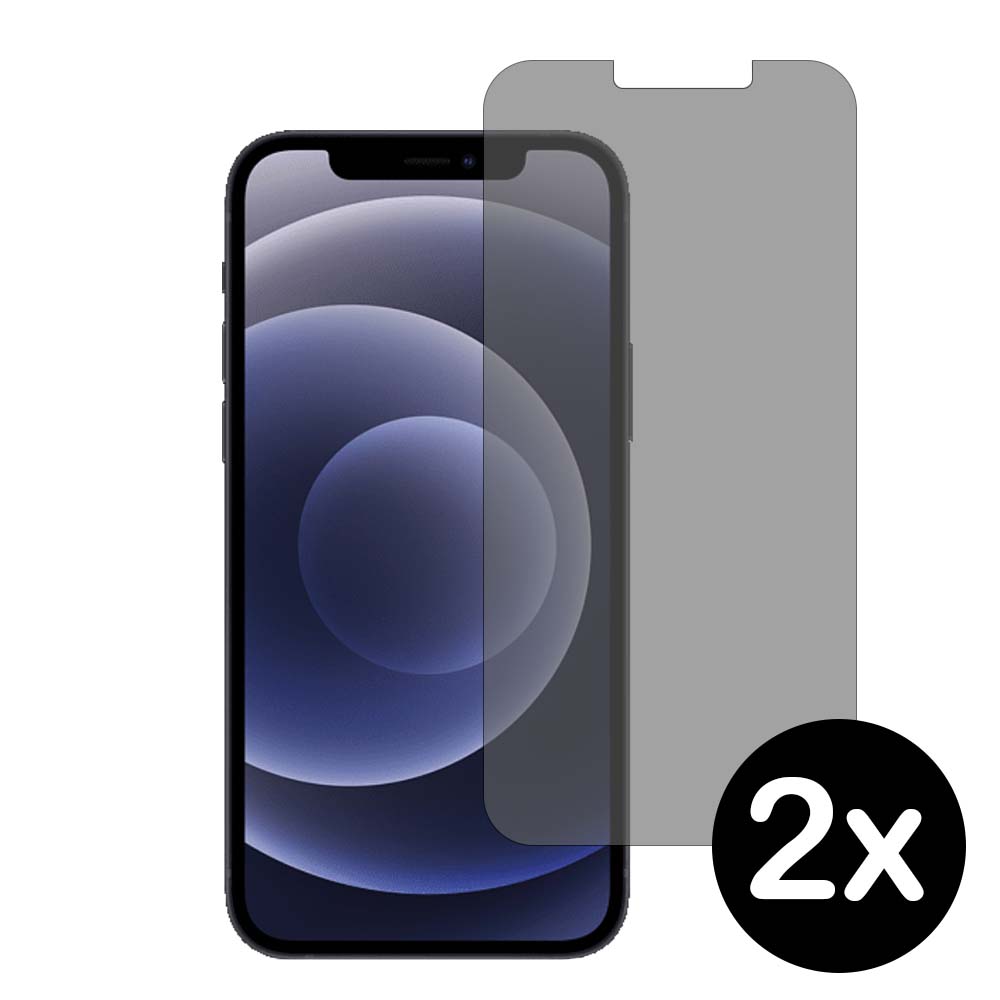 iPhone 12 privacy screenprotector 2x