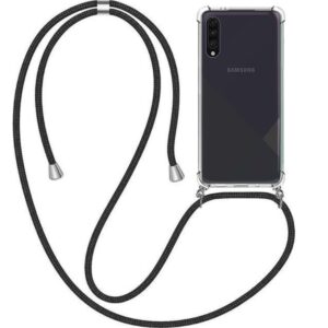 Samsung Galaxy A50 transparant hoesje met koord 1