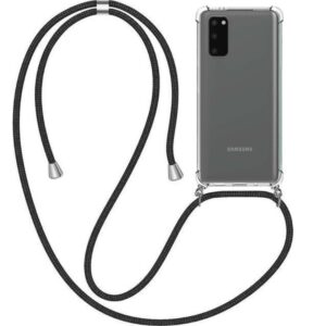 Samsung Galaxy S20 transparant hoesje met koord 1
