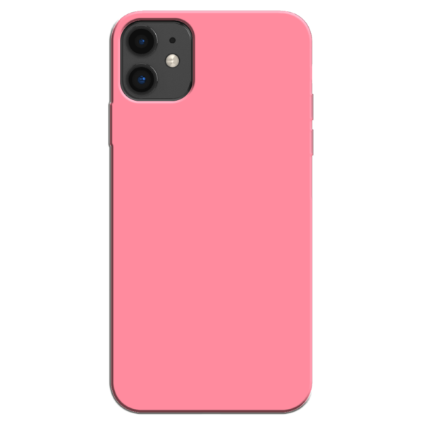 iPhone 11 Hoesje Roze Achterkant