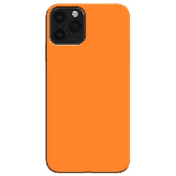 iPhone 11 Pro Hoesje Oranje Achterkant