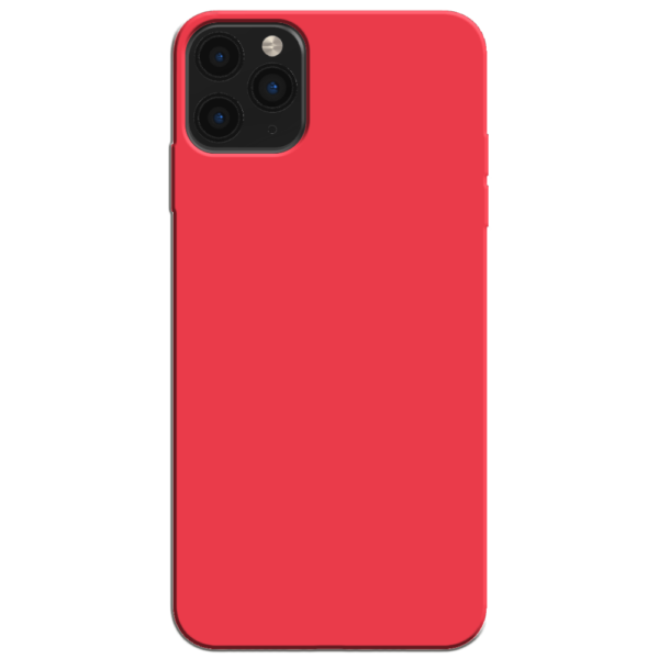 iPhone 11 Pro Max Hoesje Rood Achterkant