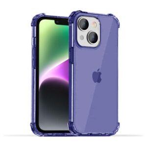 iPhone 14 Plus transparant hoesje donkerblauw