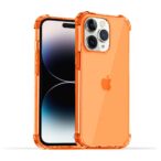 iPhone 14 Pro Max transparant hoesje oranje