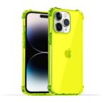 iPhone 14 Pro transparant hoesje neon geel