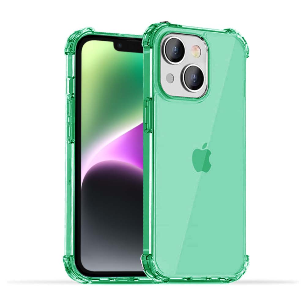 iPhone 14 transparant hoesje groen