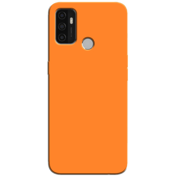 Oppo A53 Hoesje (2020) Oranje Achterkant