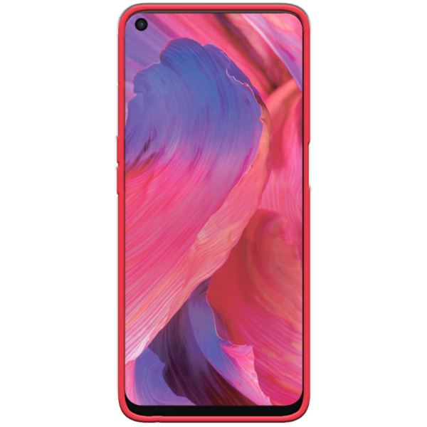 Oppo A54 5G Hoesje Rood Voorkant
