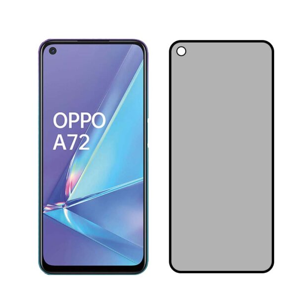 Oppo A72 privacy full cover screenprotector 1