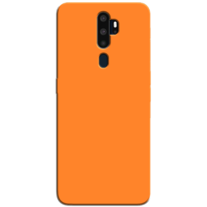 Oppo A9 (2020) Hoesje Oranje Achterkant