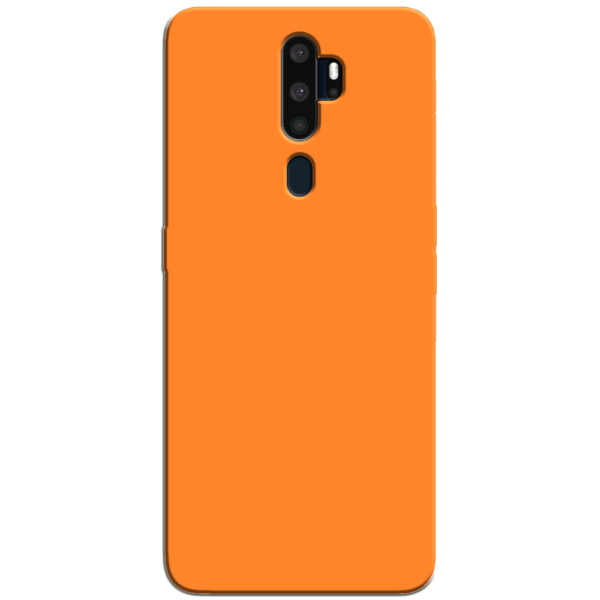 Oppo A9 (2020) Hoesje Oranje Achterkant