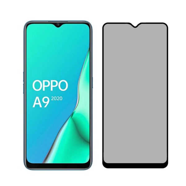 Oppo A9 2020 privacy full cover screenprotector 1