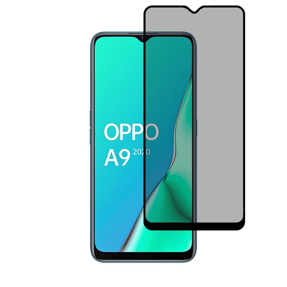 Oppo A9 2020 privacy full cover screenprotector