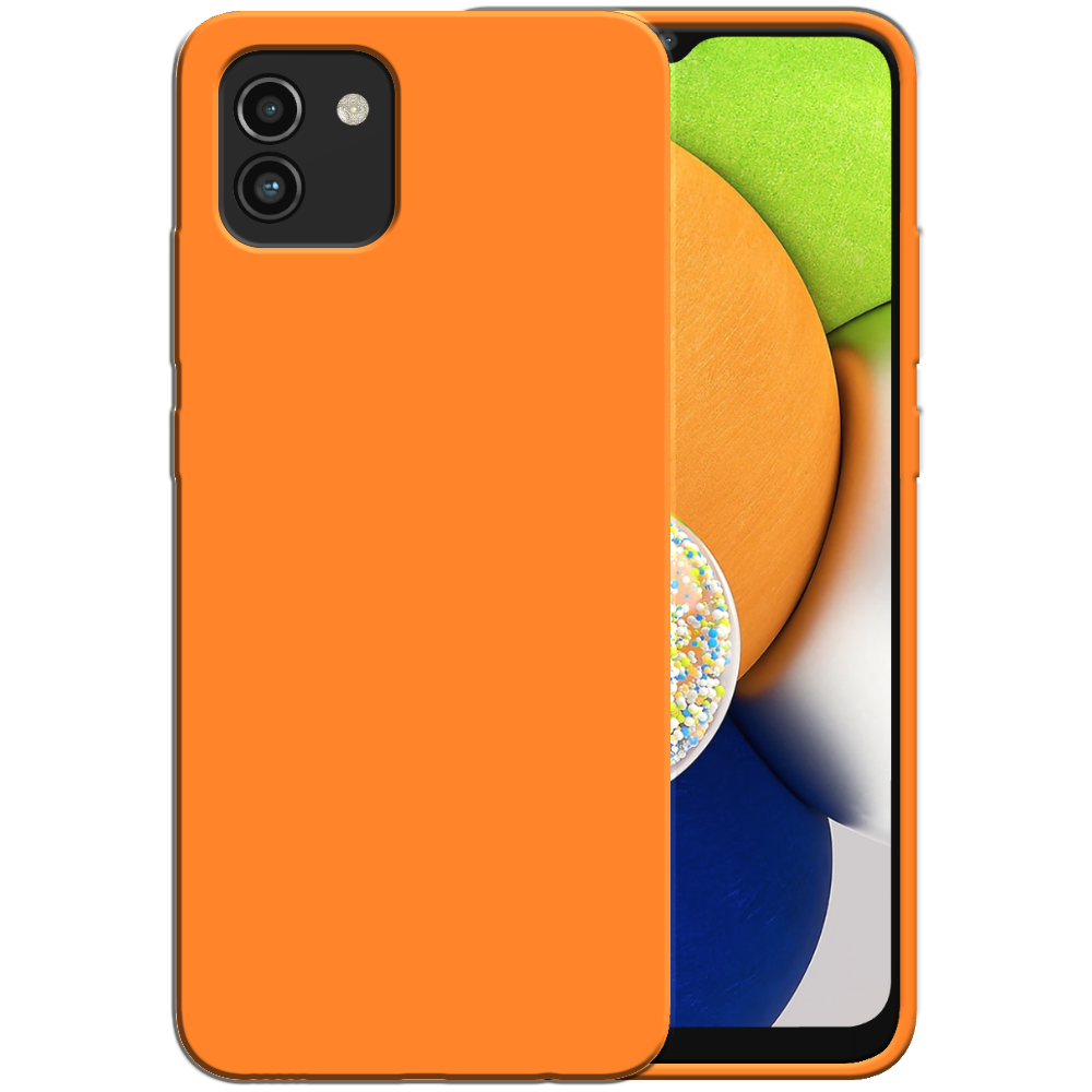 Samsung Galaxy A03 Hoesje Oranje