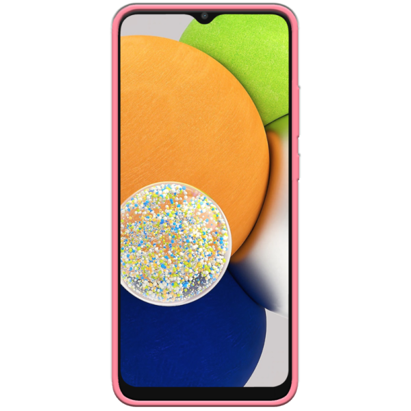 Samsung Galaxy A03 Hoesje Roze Voorkant