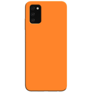 Samsung Galaxy A03s Hoesje Oranje Achterkant