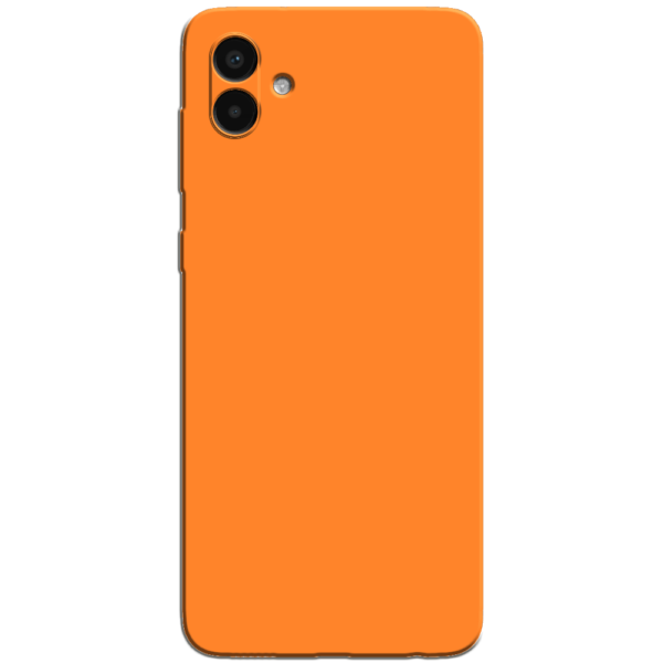 Samsung Galaxy A04 Hoesje Oranje Achterkant