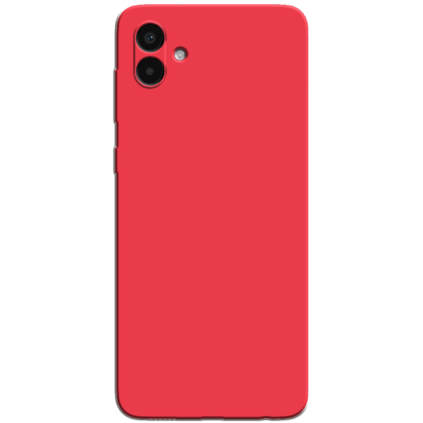 Samsung Galaxy A04 Hoesje Rood Achterkant