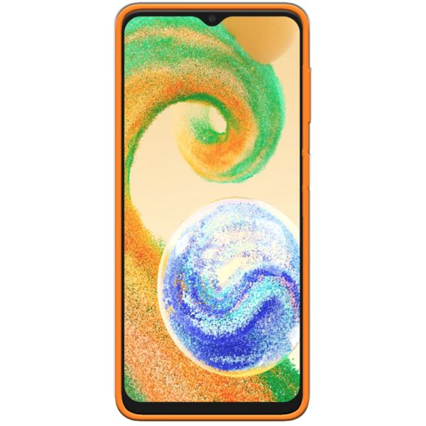 Samsung Galaxy A04s Hoesje Oranje Voorkant