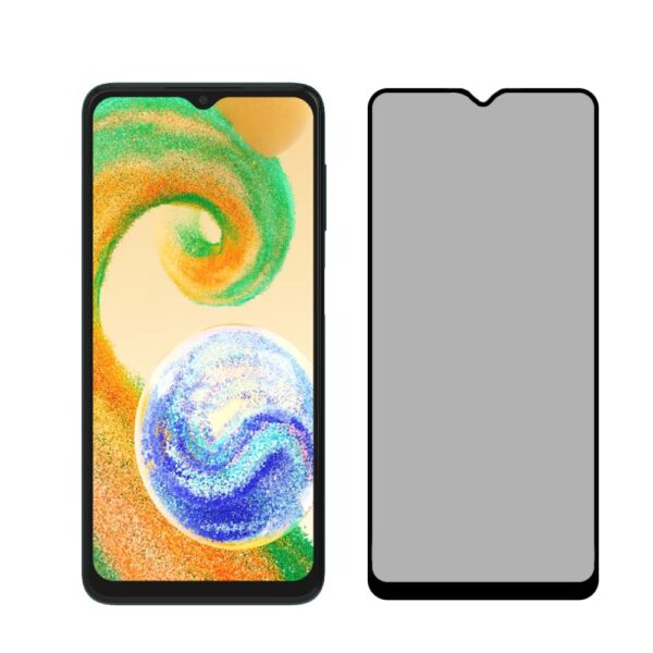 Samsung Galaxy A04s privacy full cover screenprotector 1