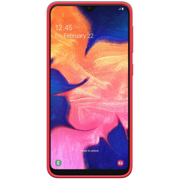 Samsung Galaxy A10 Hoesje Rood Voorkant