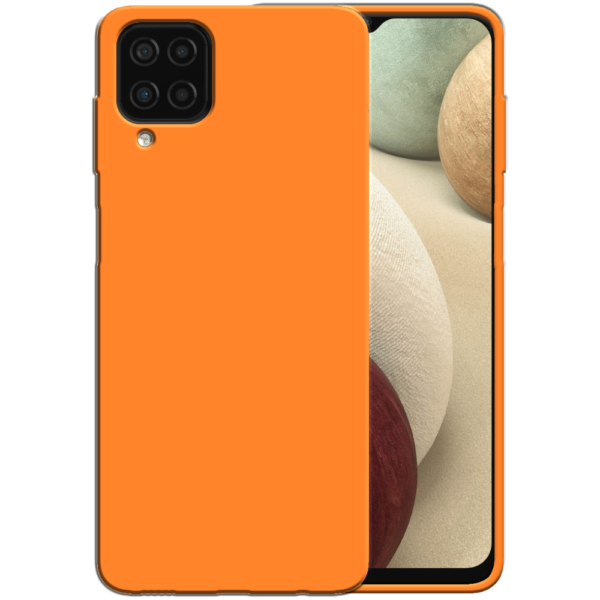 Samsung Galaxy A12 Hoesje Oranje