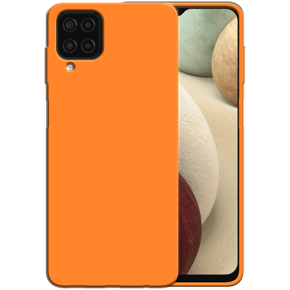Samsung Galaxy A12 Hoesje Oranje