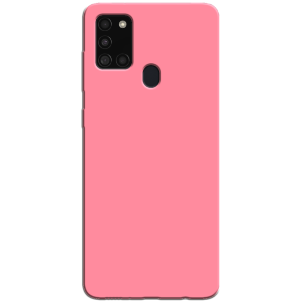 Samsung Galaxy A21s Hoesje Roze Achterkant