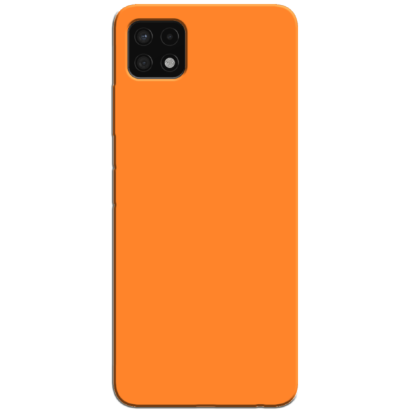 Samsung Galaxy A22 5G Hoesje Oranje Achterkant