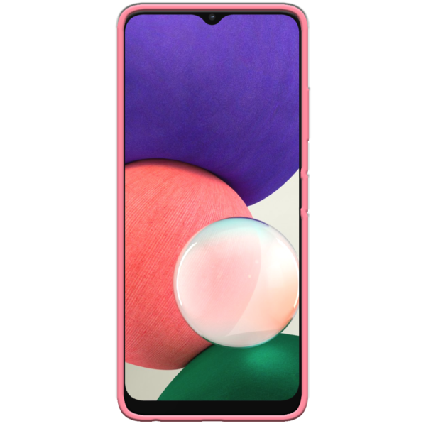 Samsung Galaxy A22 5G Hoesje Roze Voorkant