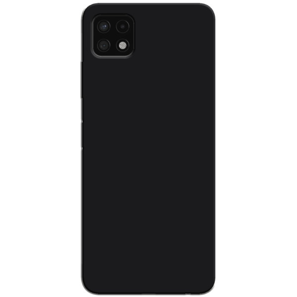 Samsung Galaxy A22 5G Hoesje Zwart Achterkant