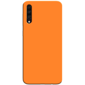 Samsung Galaxy A30s Hoesje Oranje Achterkant