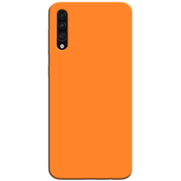 Samsung Galaxy A30s Hoesje Oranje Achterkant