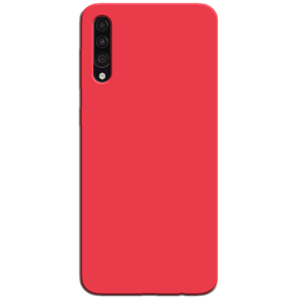 Samsung Galaxy A30s Hoesje Rood Achterkant