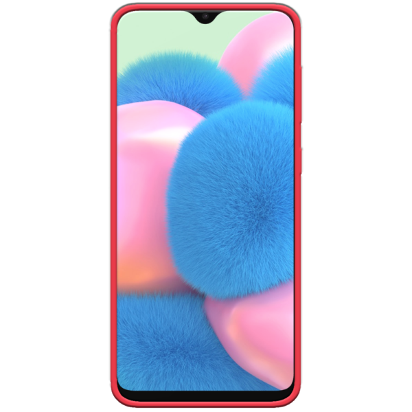 Samsung Galaxy A30s Hoesje Rood Voorkant