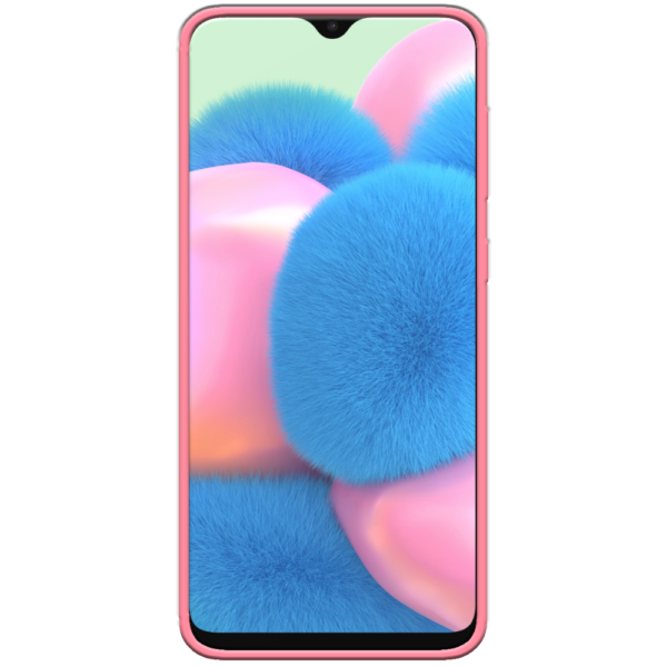 Samsung Galaxy A30s Hoesje Roze Voorkant