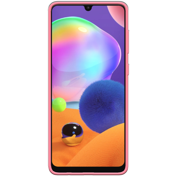 Samsung Galaxy A31 Hoesje Roze Voorkant