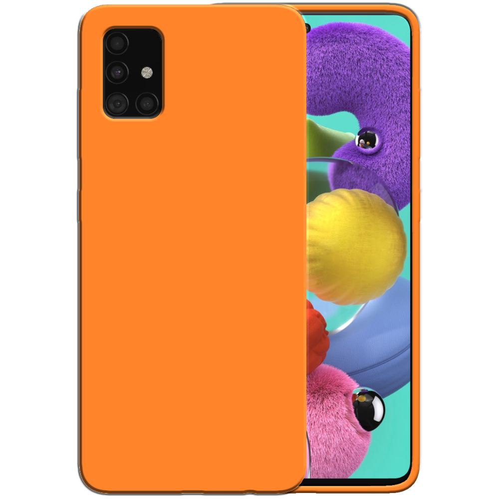 Samsung Galaxy A51 4G Hoesje Oranje