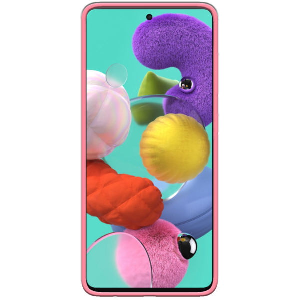 Samsung Galaxy A51 4G Hoesje Roze Voorkant