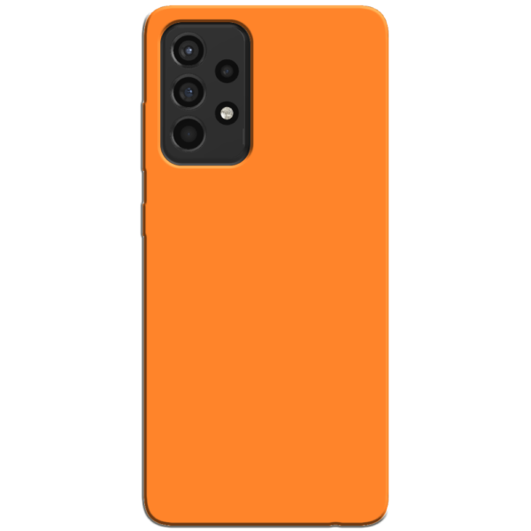 Samsung Galaxy A52 Hoesje Oranje Achterkant