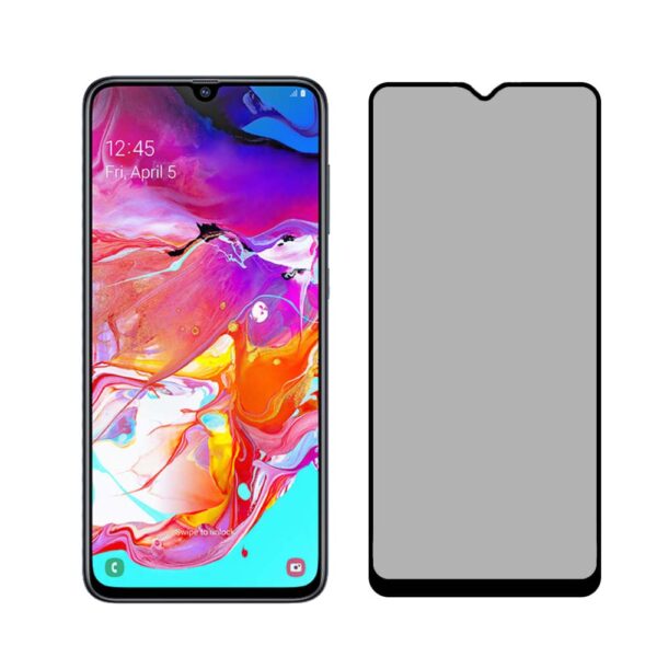 Samsung Galaxy A70 privacy full cover screenprotector 1