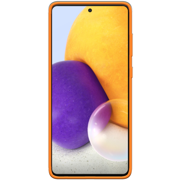 Samsung Galaxy A72 Hoesje Oranje Voorkant
