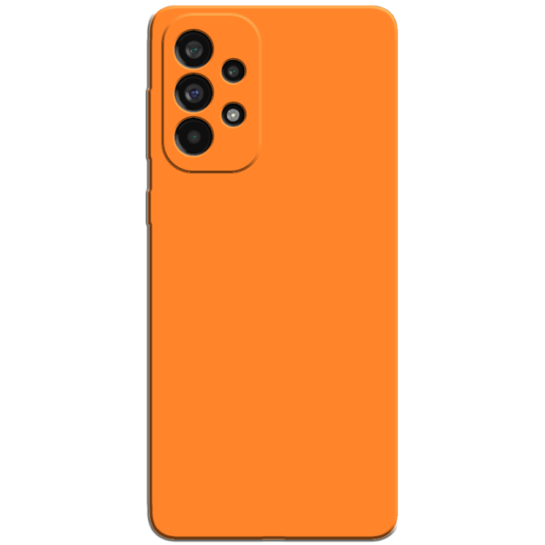 Samsung Galaxy A73 5G Hoesje Oranje Achterkant